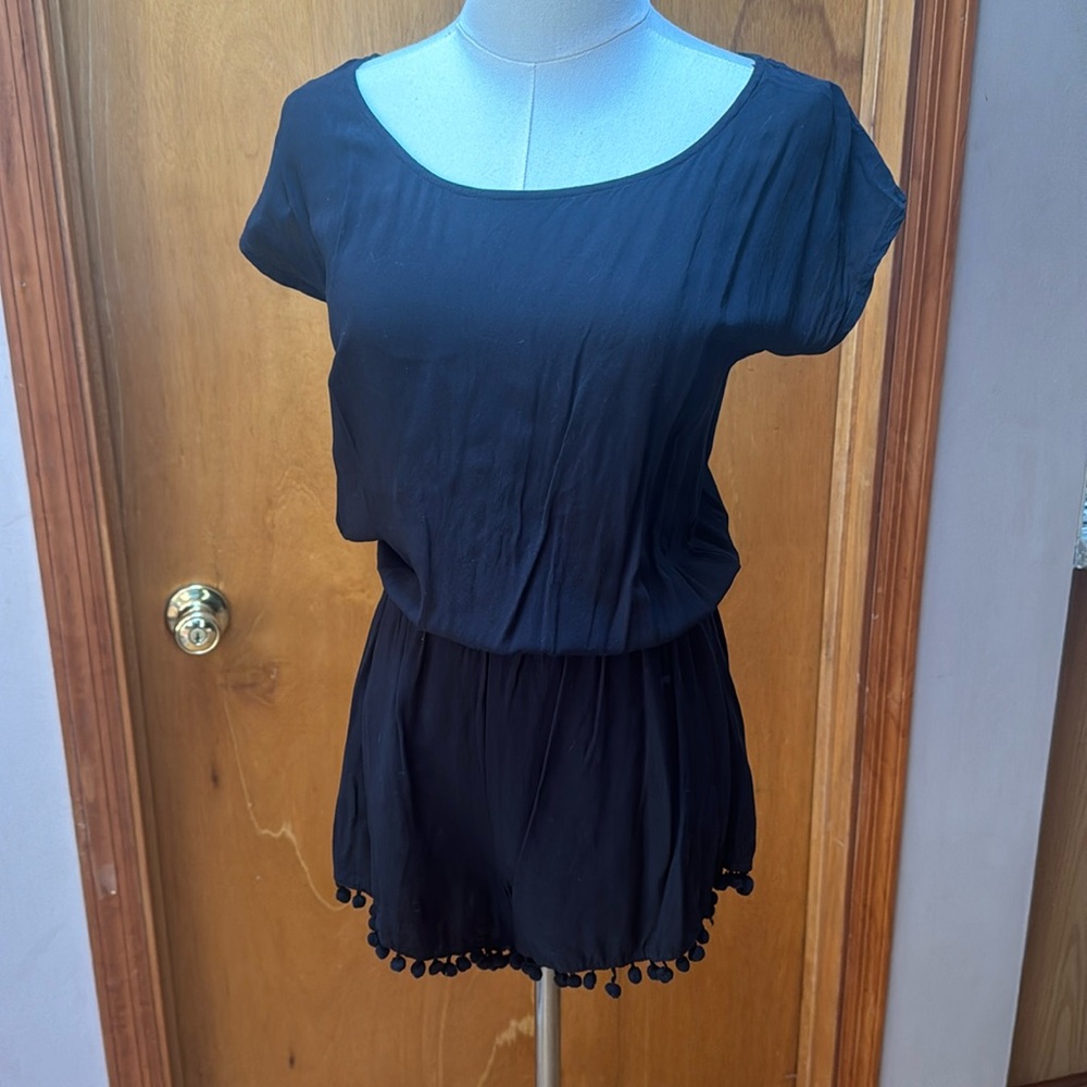 Open back romper. Size small